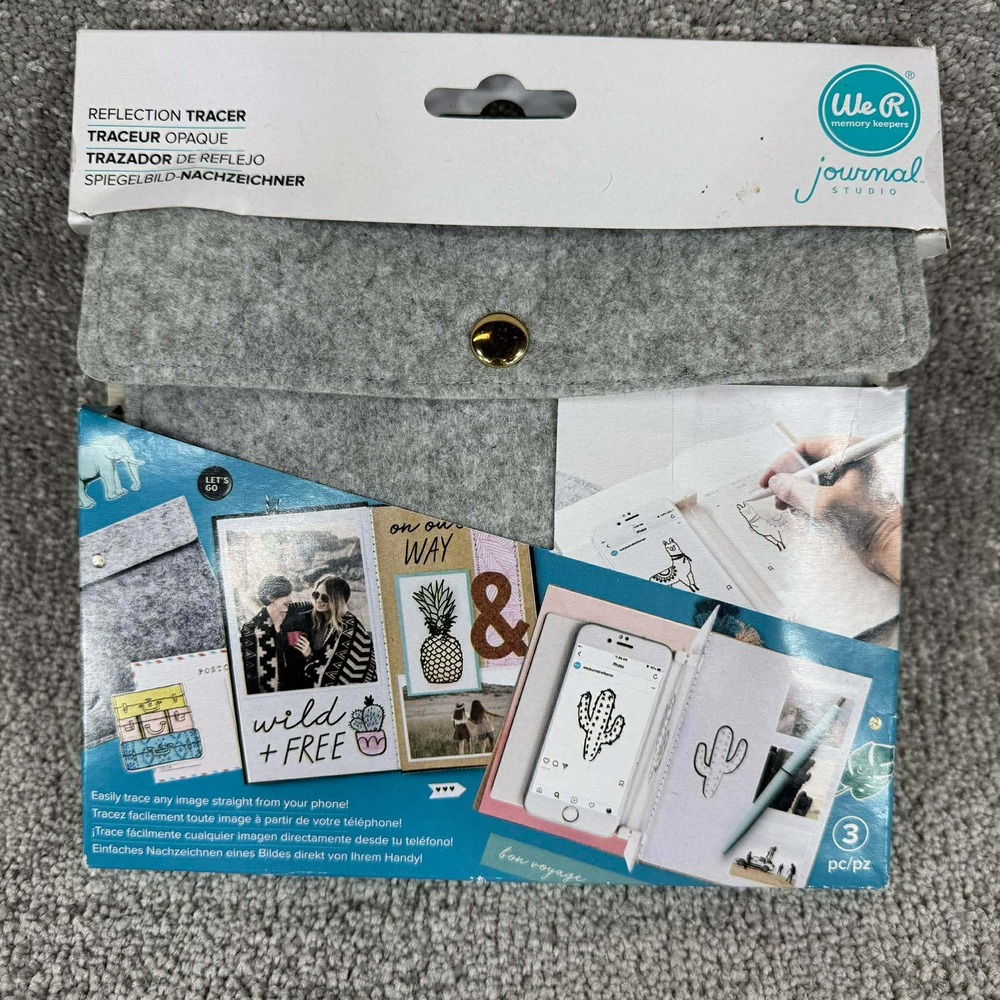 We R Memory Keepers Reflection Tracer Grey Journal Studio‎ Tool Set 660451 New